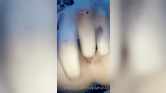 Corey Maison  elegant  cam girl  engaged in lustful caresses