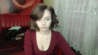 nicoleevanse Exquisite young lady caresses shaved holes