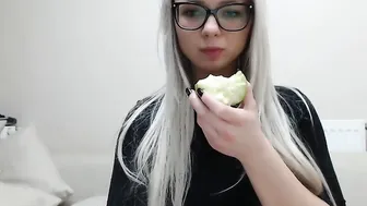 innocent_doll1 bitch jerking off dildo