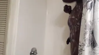 blkgodking87 put on display his chest