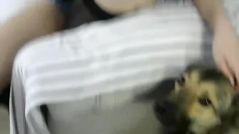 space_pussy Painted lady makes big tits