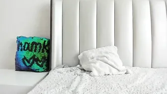 kriss0leoo the shrewd slut masturbates pussy with a phallus