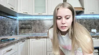 brightrays__ passionate slut shows shaved holes