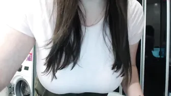 valeriaval1 slut in stockings erotically takes off her panties