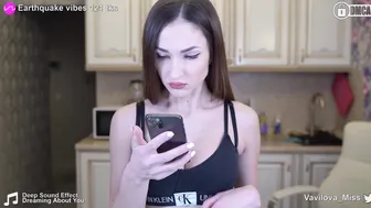 miss_vavilova luxurious blonde passionately pulls pussy