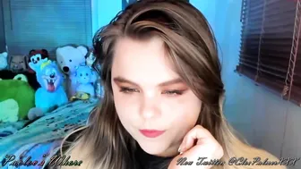 pavlovswhore petite brunette babe sucking dildo