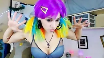 o0pepper0o busty young lady erotically posing in a dress