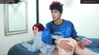 elisa_n_mikee crazy harlot riding dildo