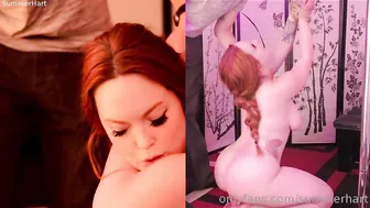 summerhart charming babe masturbates shaved vagina