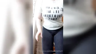 summerhart flirtatious passion masturbates both holes