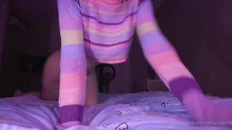 blondelashes19 Tanned blonde