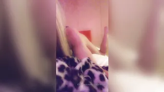 Lola aka lolachristina slutty slut masturbates shaved pussy