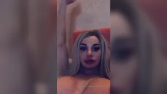 Lola aka lolachristina young bitch fucks herself with sex toys