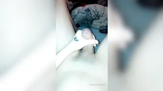 Icy Diamond whore chick caresses shaved cunt