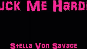 Stella_Von_Savage busty slut caresses both slits