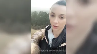 London Lix OF wonderful bitch hammering both holes