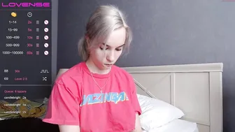 tinkissa charming bitch shows breasts