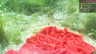 sexyfoxyred the charming bitch fucks both holes