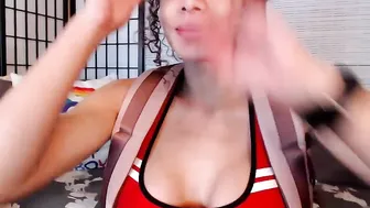 unicornfantac Seductive lady caresses beautiful breasts