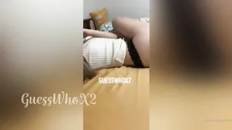 guesswhox2  cute female fucking herself with phallus