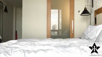 KadenKole fucks herself with black dildo