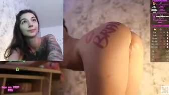 kronniekray charming girl having fun with sex toy