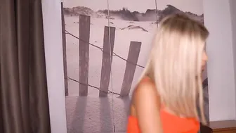 Nikkimagic big breasted slut fucks shaved cunt