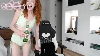 canbebought big tit teases her pussy with a phallus