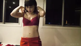 enmarchenoire mutual petting on camera