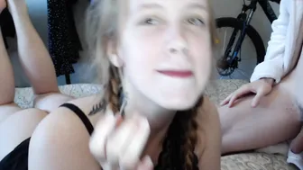 lian004 few two. she begins to introduce almost the whole hand into her pussy.