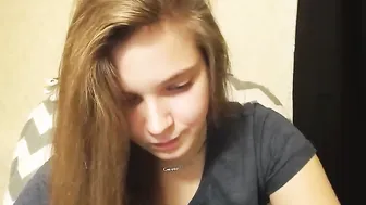 rayna_rose baby pokes her fingers in the holes