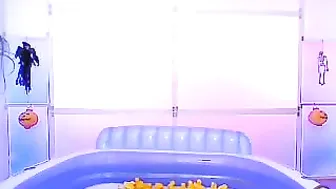 amelianaked Nude bitch fucks anus ass