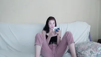 shava_ delightful girl caresses big boobs