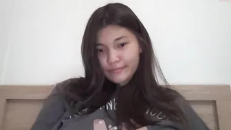 hirotease naughty babe caresses hairy cunt