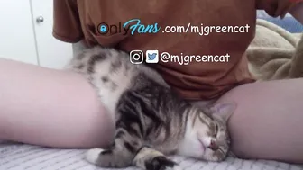 mjgreencat full hour of masturbate with fingers