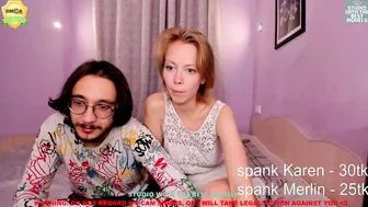 merlin_n_karen rubbing  skinny cam slut from cute