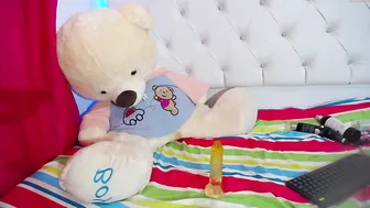 sweetebony88 new dildo show with  gamer