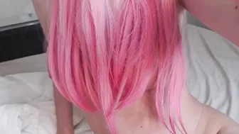 ahegao_princess hot chick with big booty poses in lingerie