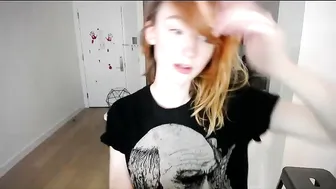 snugglepunk Sexy nymph excites with delicious tits