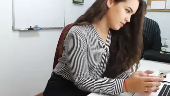 spanishcouple Luscious blonde masturbating cunt