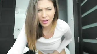 sweetndcrazy Natural tits bitch jerks off
