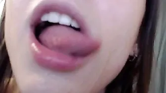 kotogal lying on a white sofa and masturbating