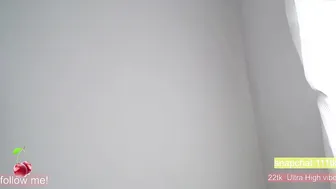 cherrybby1 elegant slut caresses shaved pussy