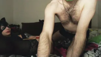 soijii incendiary lady masturbates both holes with pleasure