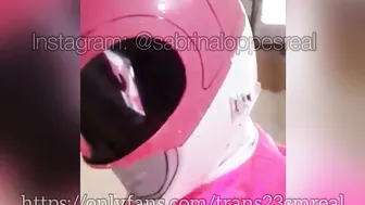 Sabrina Loppes  close-up of a working with big lips