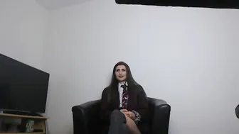 British_Teens busty girl masturbates with a dildo toy