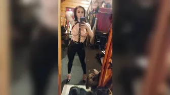 Obey Angelina aka uncensorredom  blonde slut fucks pussy with phallus