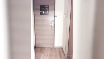 nina cute lady undresses in front of the camera