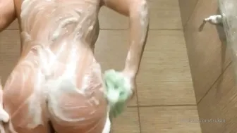 trukait lustful beauty with tattoos fucks both slits