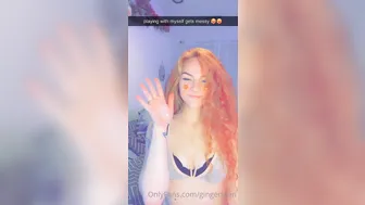 gingerteen adult skin masturbates with fingers